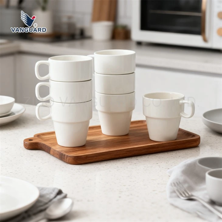 Ceramiczny kubek do sztaplowania
